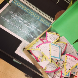 the conscious box is full of notes honoring other's kindnesses